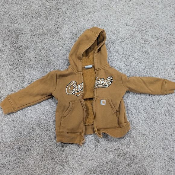 Carhartt Kids Brown Hoodie - Picture 7 of 8